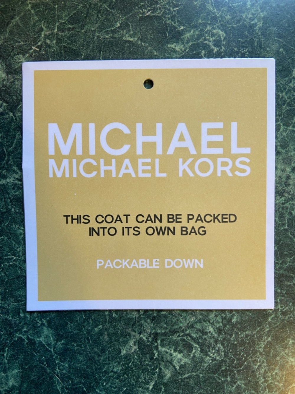 Michael Kors Packable Down Fill Navy Blue Medium Jacket - Picture 6 of 9